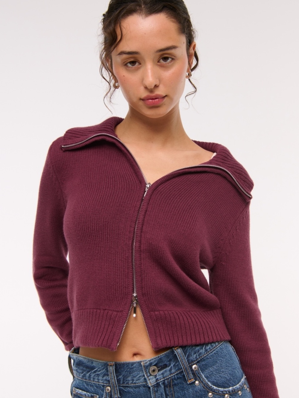 double zipper cardigan - Picture 4 of 12
